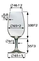 bicchiere ISO da degustazione